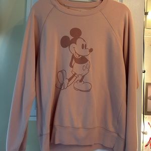 Rose gold UNIQLO Disney sweatshirt